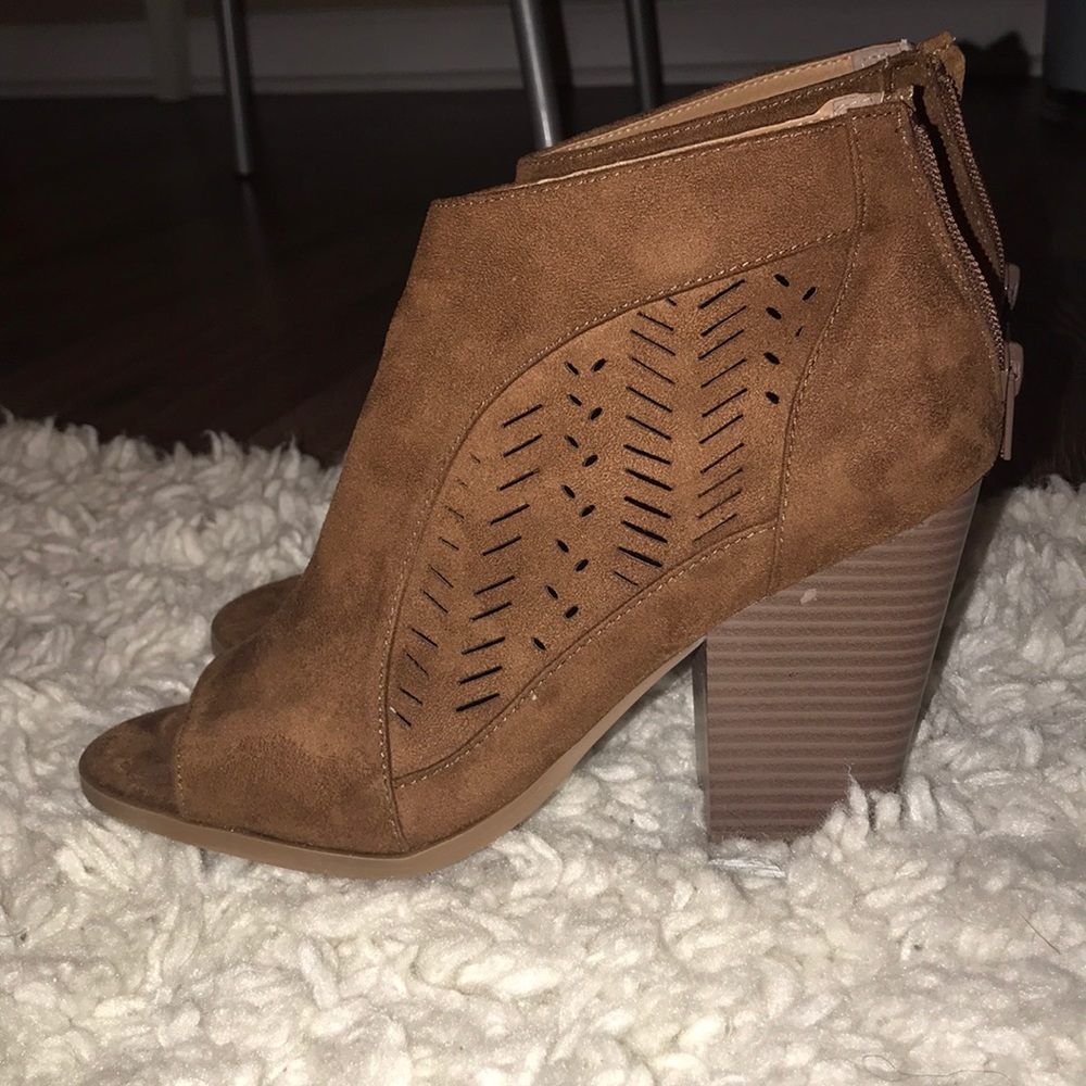 Brown booties